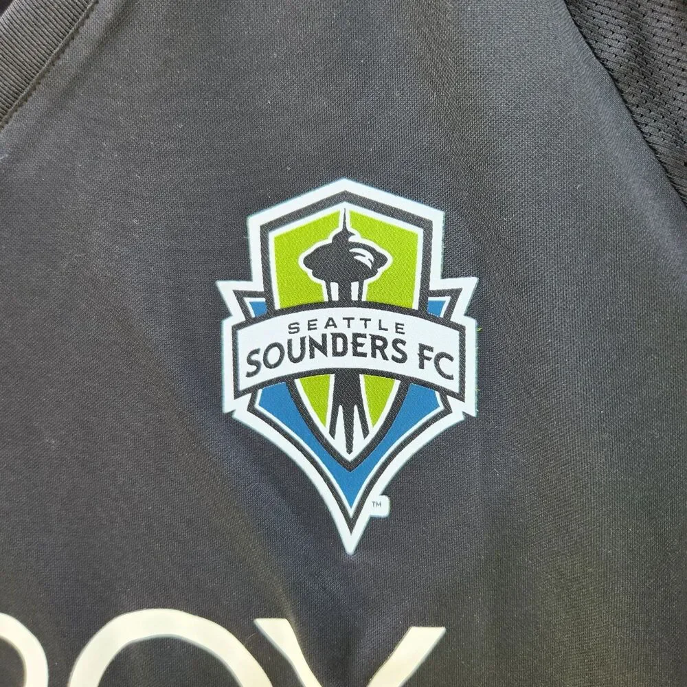 Adidas Seattle Sounders FC Training Jersey Xbox MLS Soccer 08 2016  Medium Black